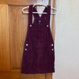 GAP Kids Maroon Corduroy Dress